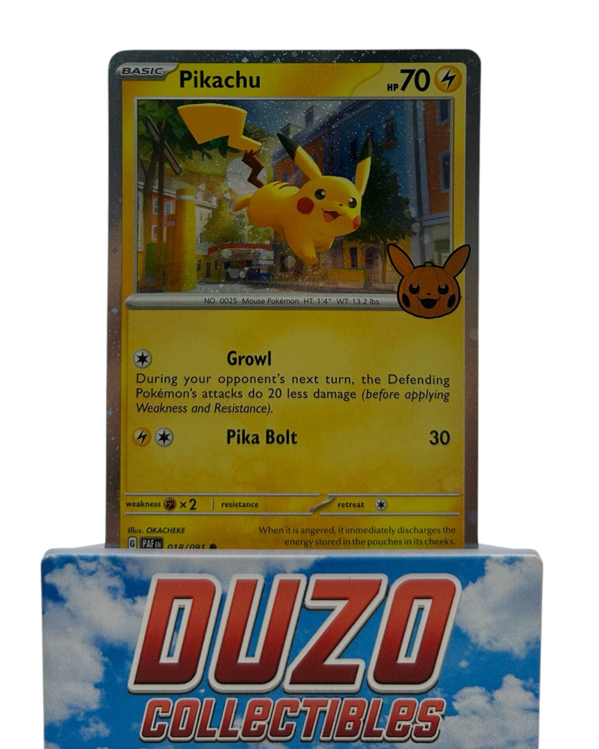 Pikachu Halloween Holo 2024 Pokemon Trick or Trade No.018/091