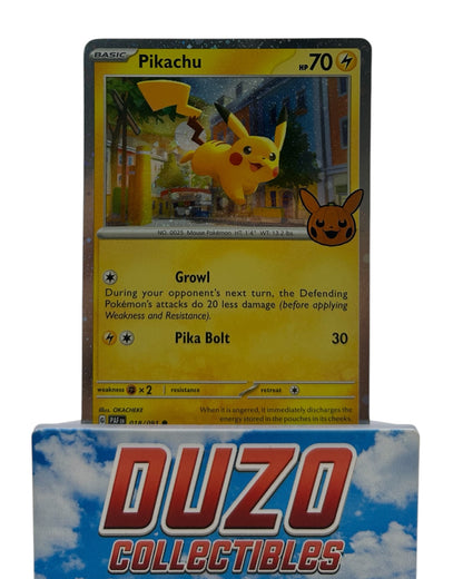 Pikachu Halloween Holo 2024 Pokemon Trick or Trade No.018/091