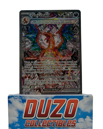 Glurak EX FullArt SIR 2023 Pokemon Obsidian Flammen No.223/197