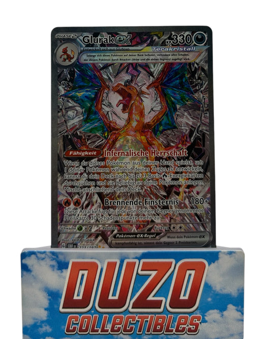 Glurak EX FullArt SIR 2023 Pokemon Obsidian Flammen No.223/197