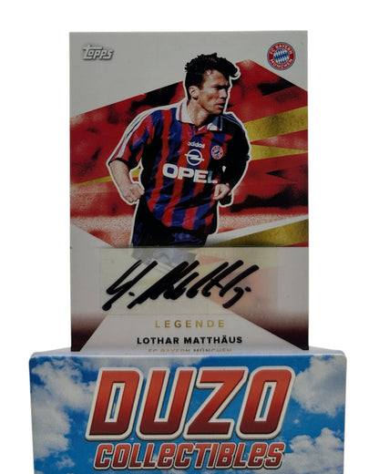 Lothar Matthäus Legende Auto 2021 Topps Bayern Set No.LA-LM