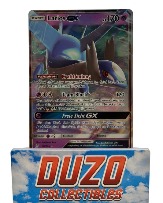 Latios GX Fullart 2019 Pokemon Bund der Gleichgesinnten No.78/236