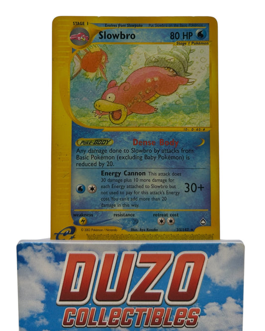 Slowbro Vintage Rare 2002 Aquapolis Pokemon No.33/147