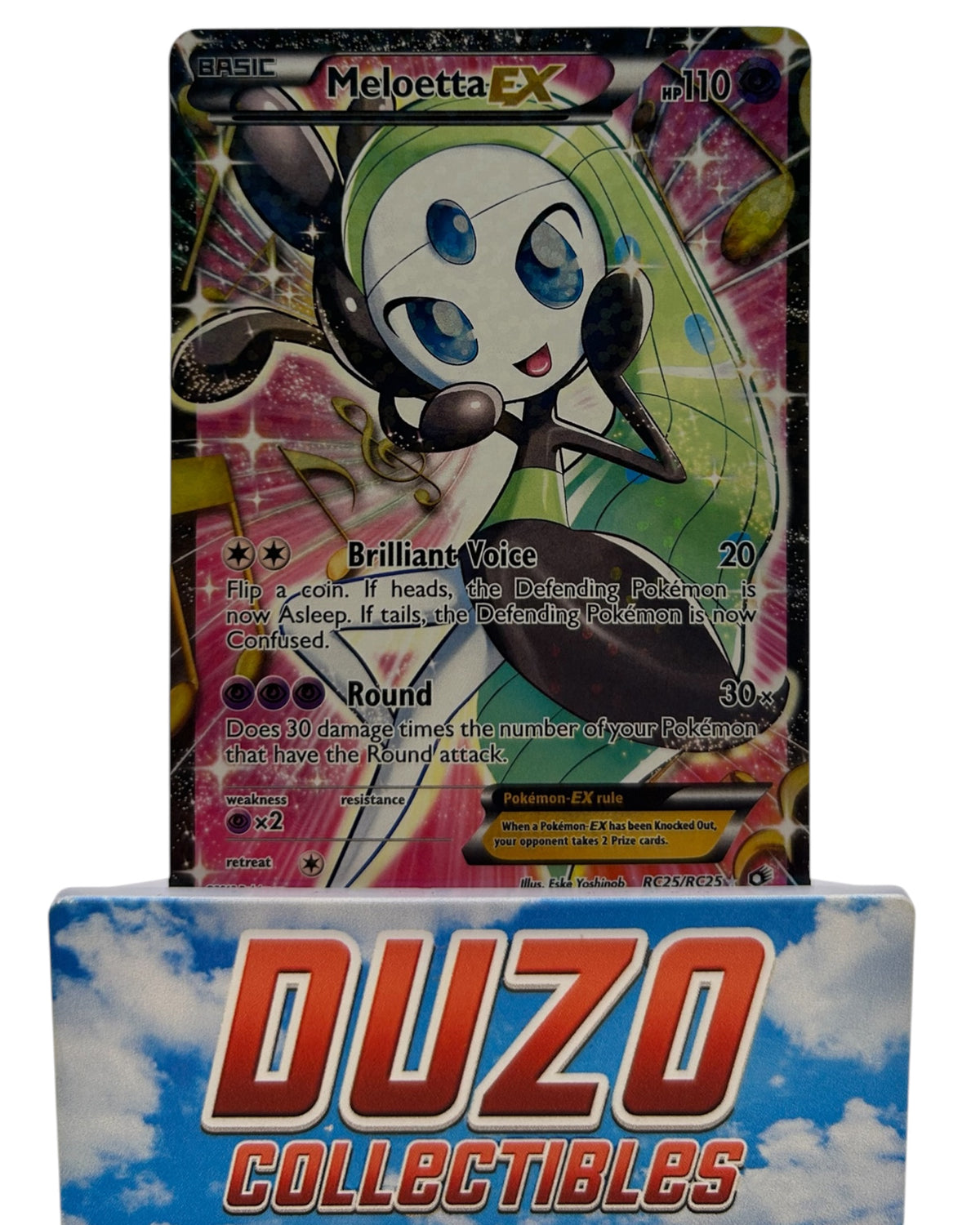 Meloetta EX FullArt 2013 Pokemon Legendary Collection Radiant Collection No.RC25/RC25