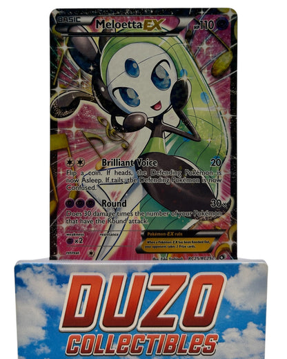 Meloetta EX FullArt 2013 Pokemon Legendary Collection Radiant Collection No.RC25/RC25