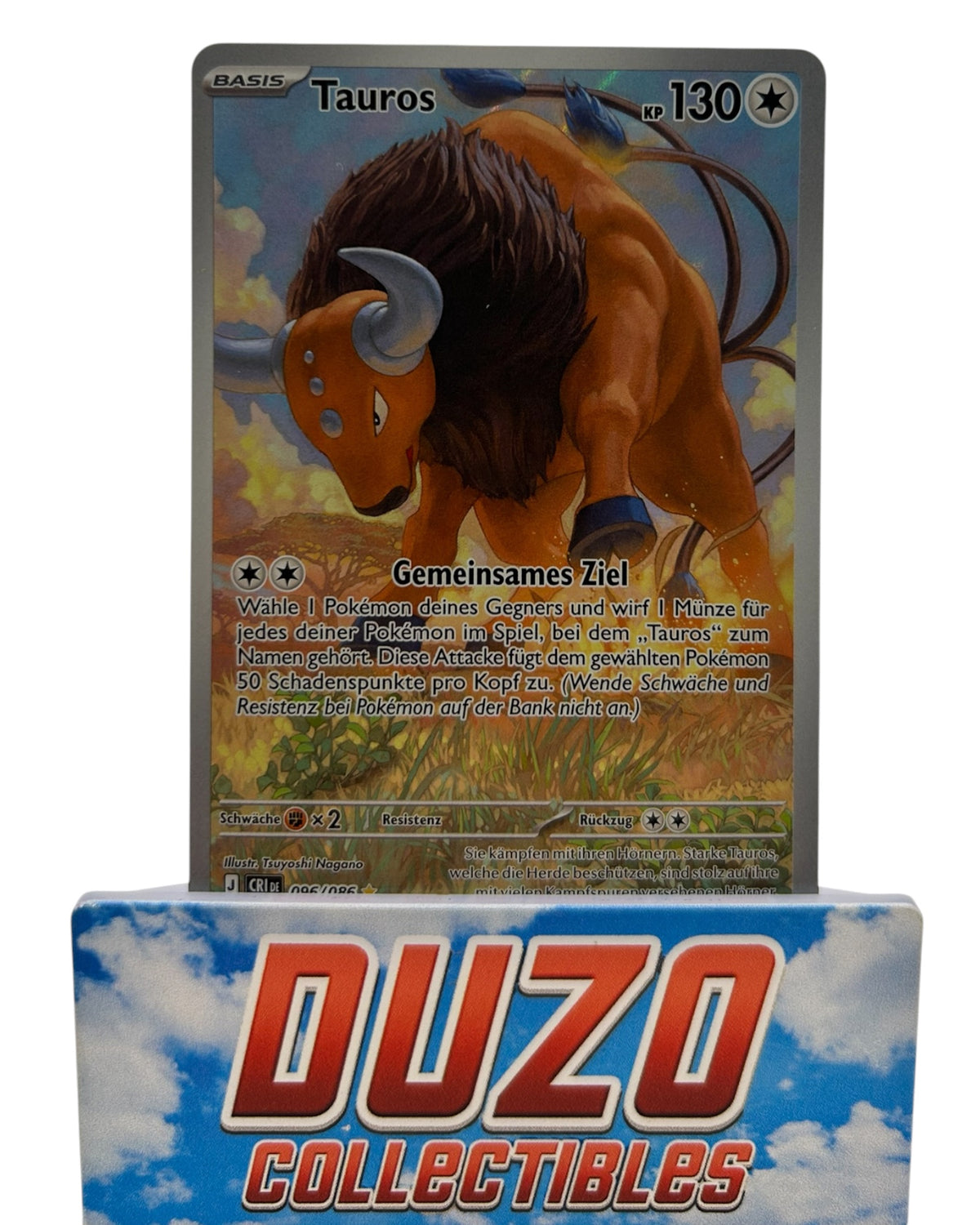 Tauros Illustration Rare 2026 Pokemon Wachsendes Chaos No.096/086