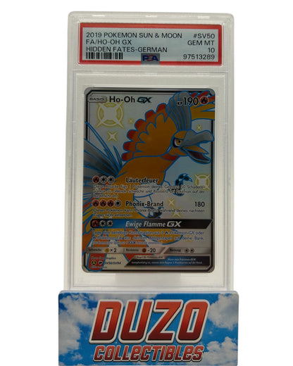 Ho-Oh GX FullArt 2019 Pokemon Hidden Fates No.SV50/SV94 PSA 10
