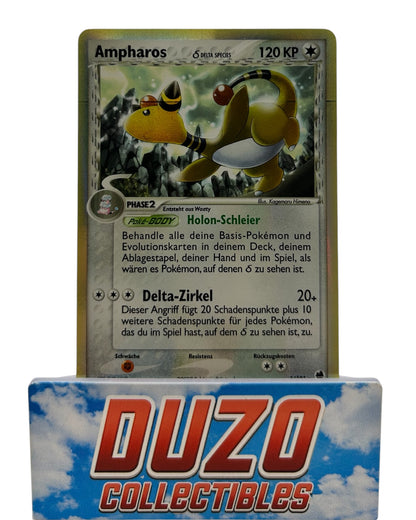 Ampharos Reverse Holo 2007 Pokemon Dragon Frontiers No.1/101