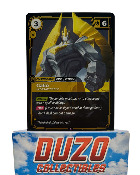 Champion Unit Galio Demacia Rare 2026 League of Legends Unleashed No.171/219