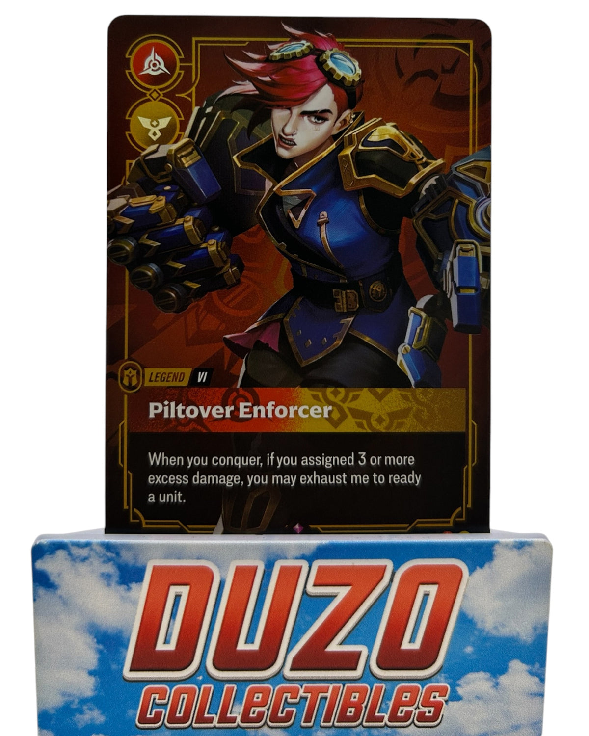 Legend Vi Piltover Enforcer Rare 2026 League Of Legends Unleashed No.187/219