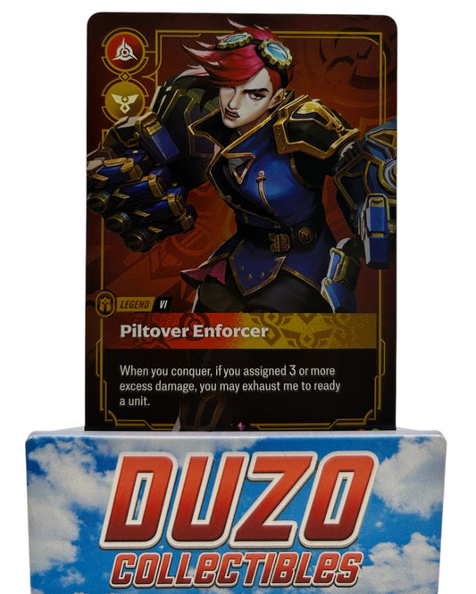 Legend Vi Piltover Enforcer Rare 2026 League Of Legends Unleashed No.187/219