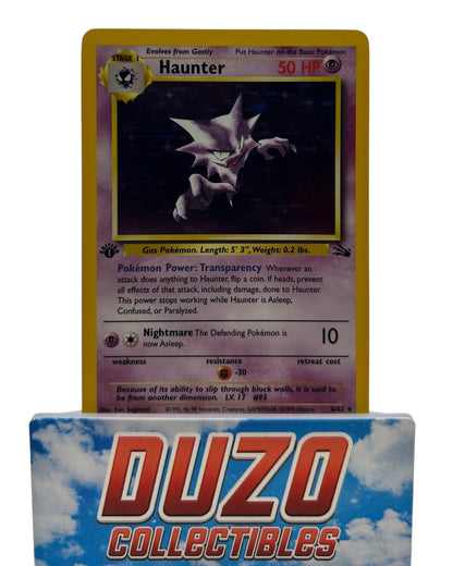 Haunter Holo 1st Edition 1999 Wizards of the Coast Fossil No.6/62