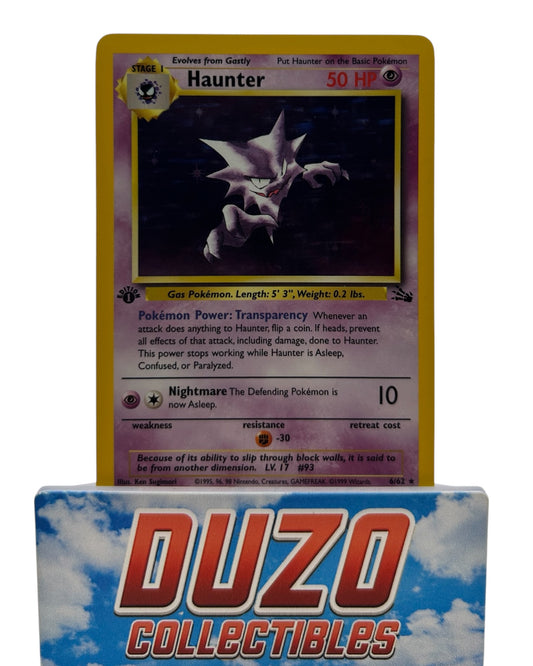 Haunter Holo 1st Edition 1999 Wizards of the Coast Fossil No.6/62