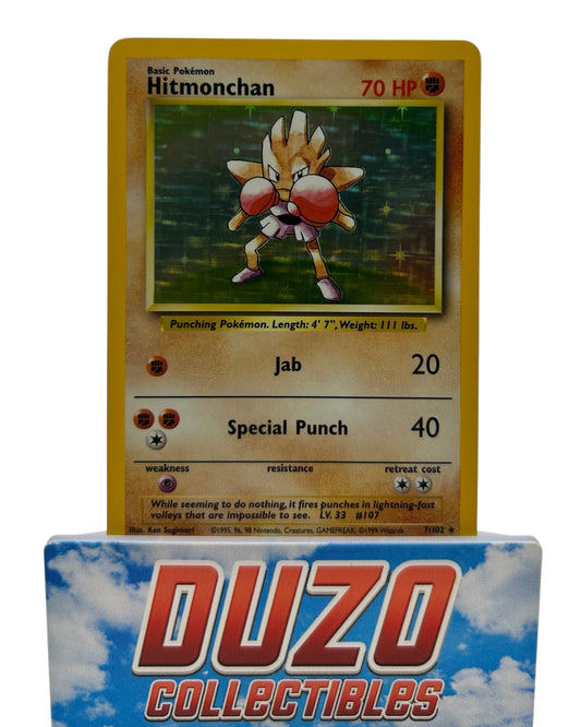 Hitmonchan Holo 1999 Wizards of the Coast Base Set No.7/102