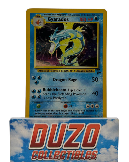 Gyarados Holo 2000 Wizards of the Coast Base Set 2 No.7/130