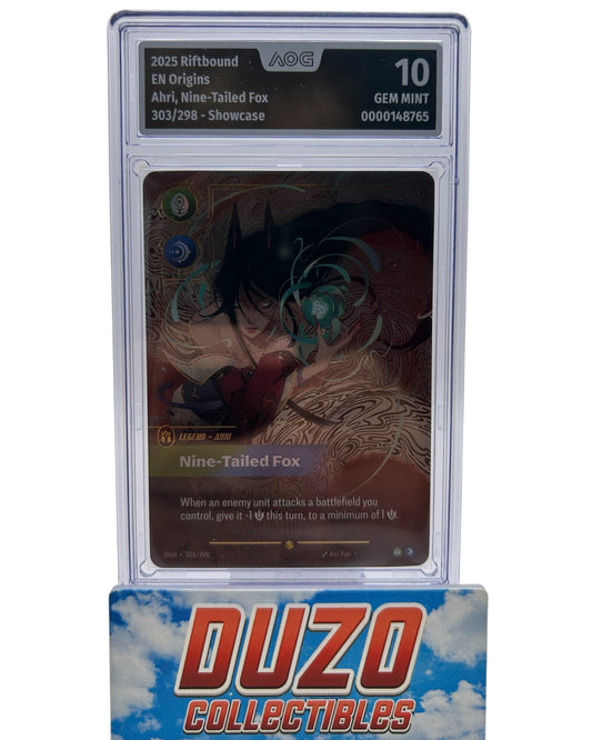 Legend Ahri Nine-Tailed Fox Overnumbered 2025 League of Legends Origins No.303/298 AOG 10