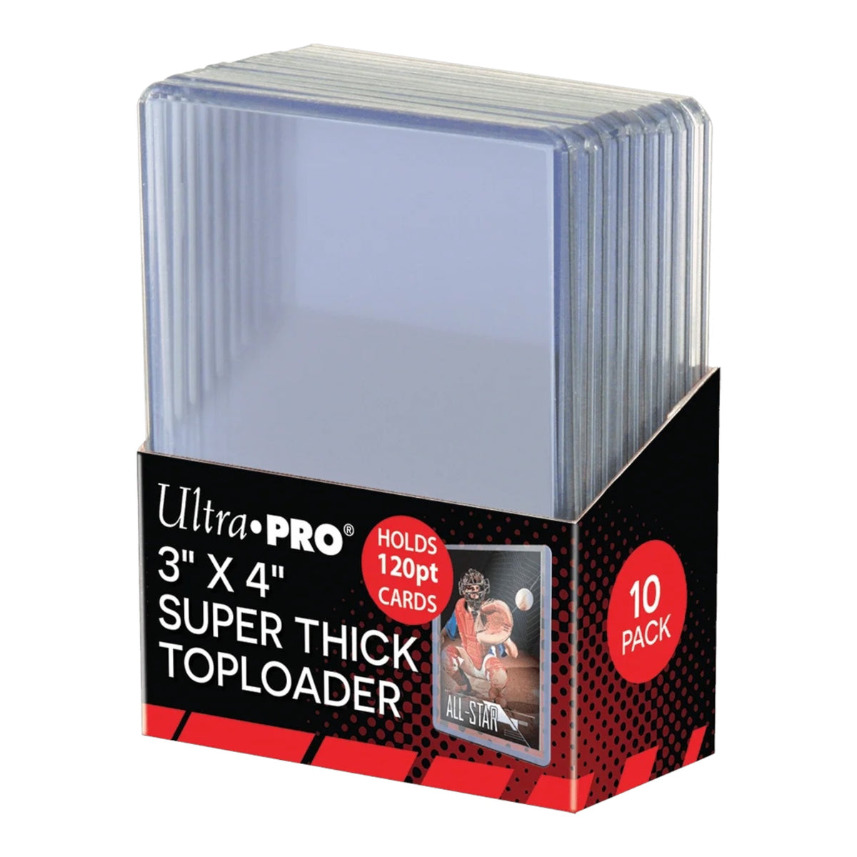 Ultra Pro 3" X 4" Regular - Super Thick - Booklet Toploader