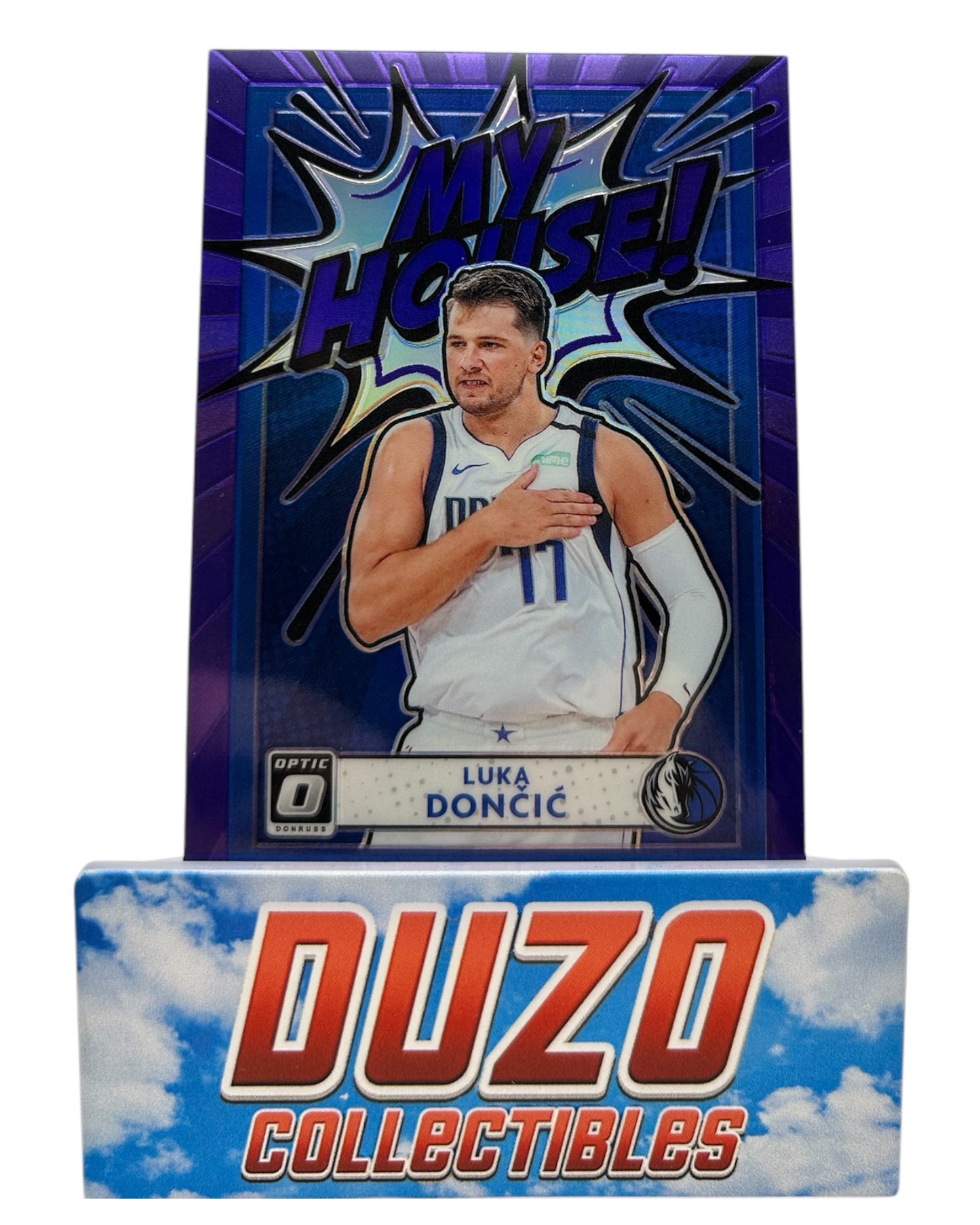 Luka Doncic My House Purple 2020-21 Panini Donruss Optic No.13