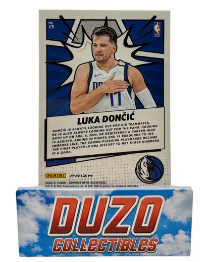 Luka Doncic My House Purple 2020-21 Panini Donruss Optic No.13