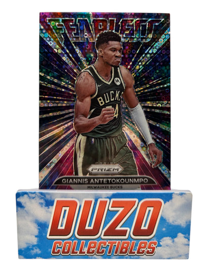 Giannis Antetokounmpo Disco Fearless 2021-22 Panin Prizm No.8