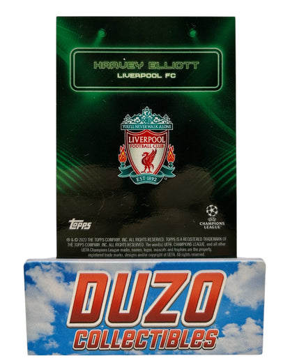 Harvey Elliott Green /99 2023 Topps Showtime