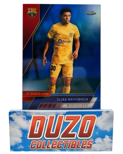 Ilias Akhomach Blue /75 2023 FC Barcelona Set No.96
