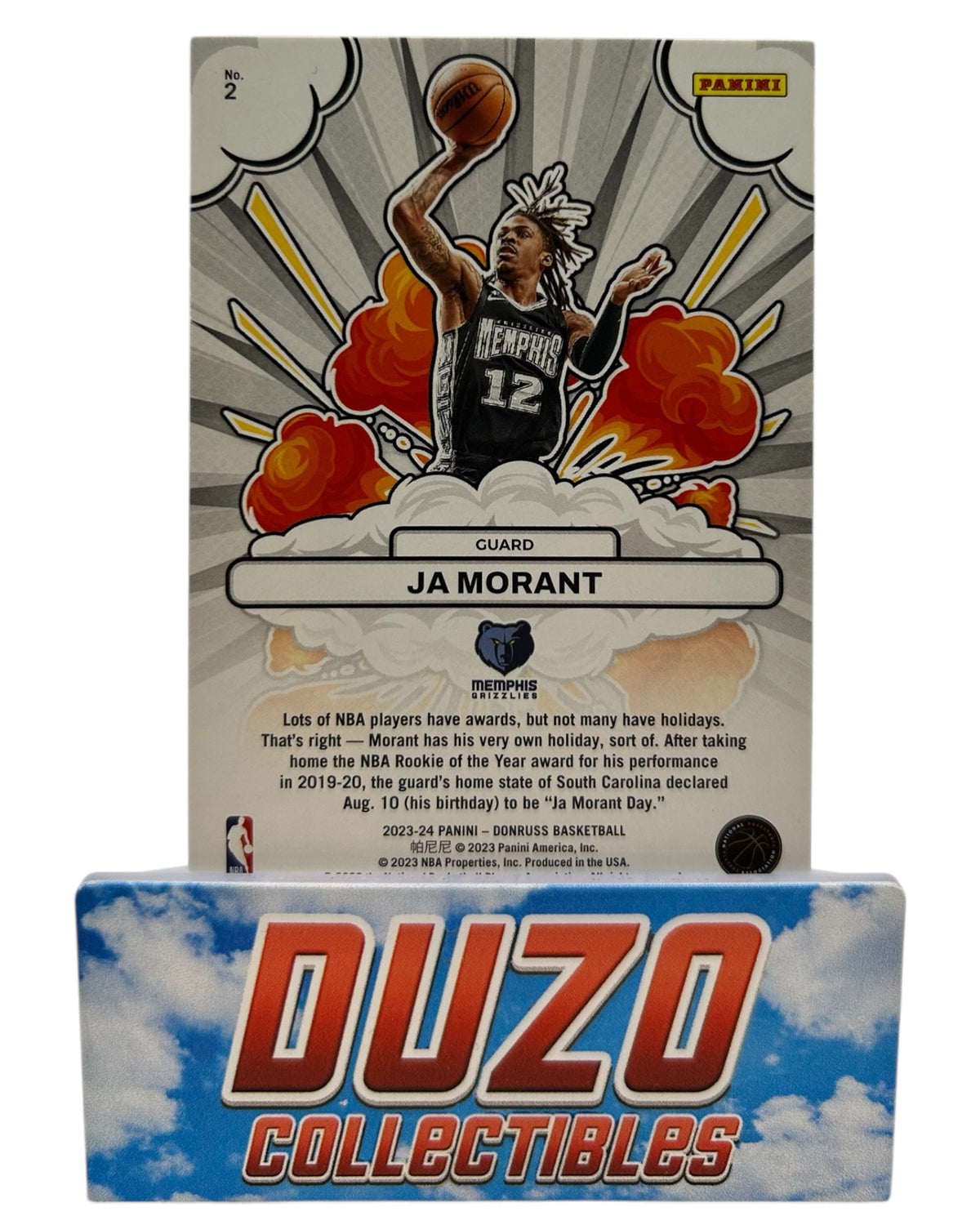 Ja Morant Bomb Squad 2023-24 Panini Donruss No.2