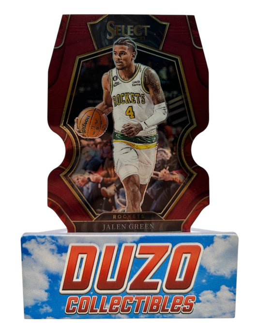 Jalen Green Red /175 Die-Cut Premier Level 2022-23 Panini Select No.152