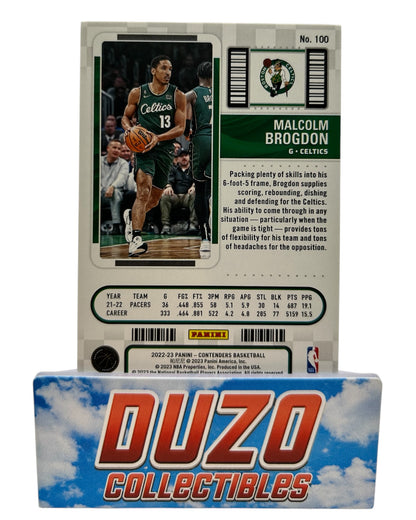 Malcolm Brogdon Semifinals Ticket /99 2022-23 Panini Contenders No.100