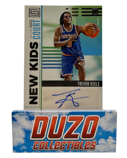 Trevor Keels Rookie Autograph New Kids On the Court 2022-23 Panini Chronicles Status No.NKC-TNY