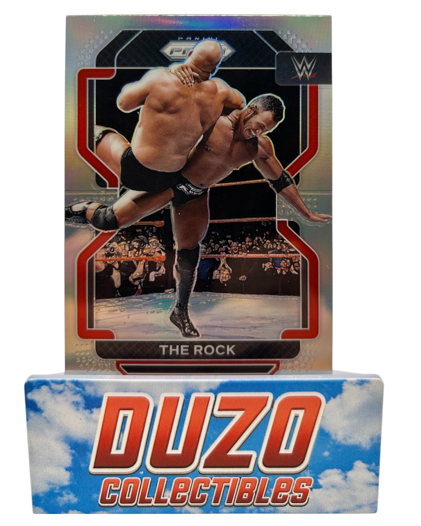 The Rock Silver 2022 Prizm WWE No.191