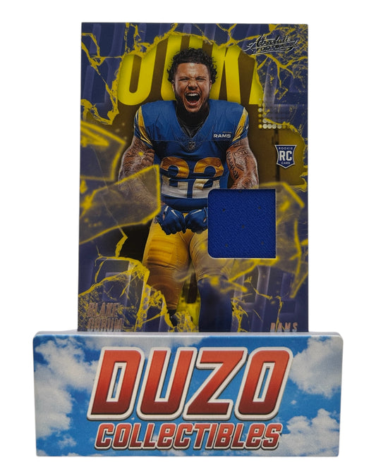 Blake Corum Rookie Draft Diamonds Patch 2024 Panini Absolute Football No.RF-BCM