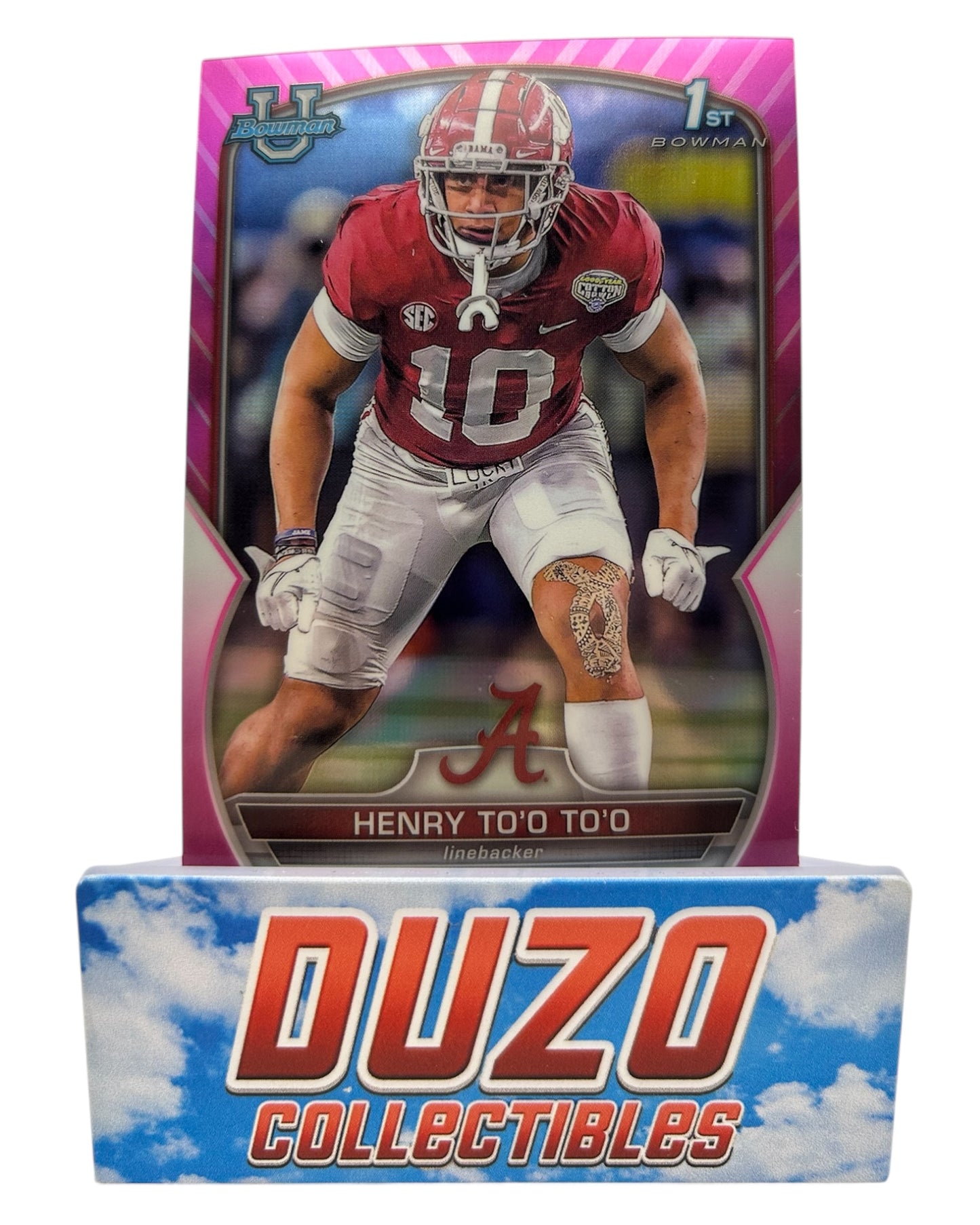 Henry TO'O TO'O Pink 1st Bowman 2022 Topps Bowman U No.88