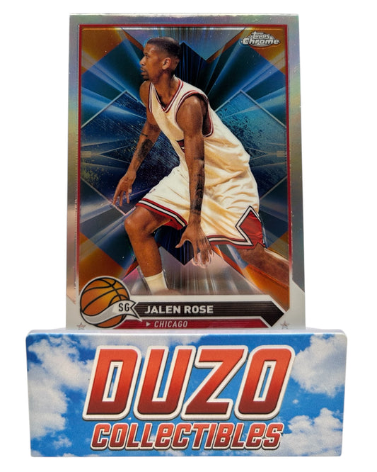 Jalen Rose Refractor Topps Chrome 2024 No.194