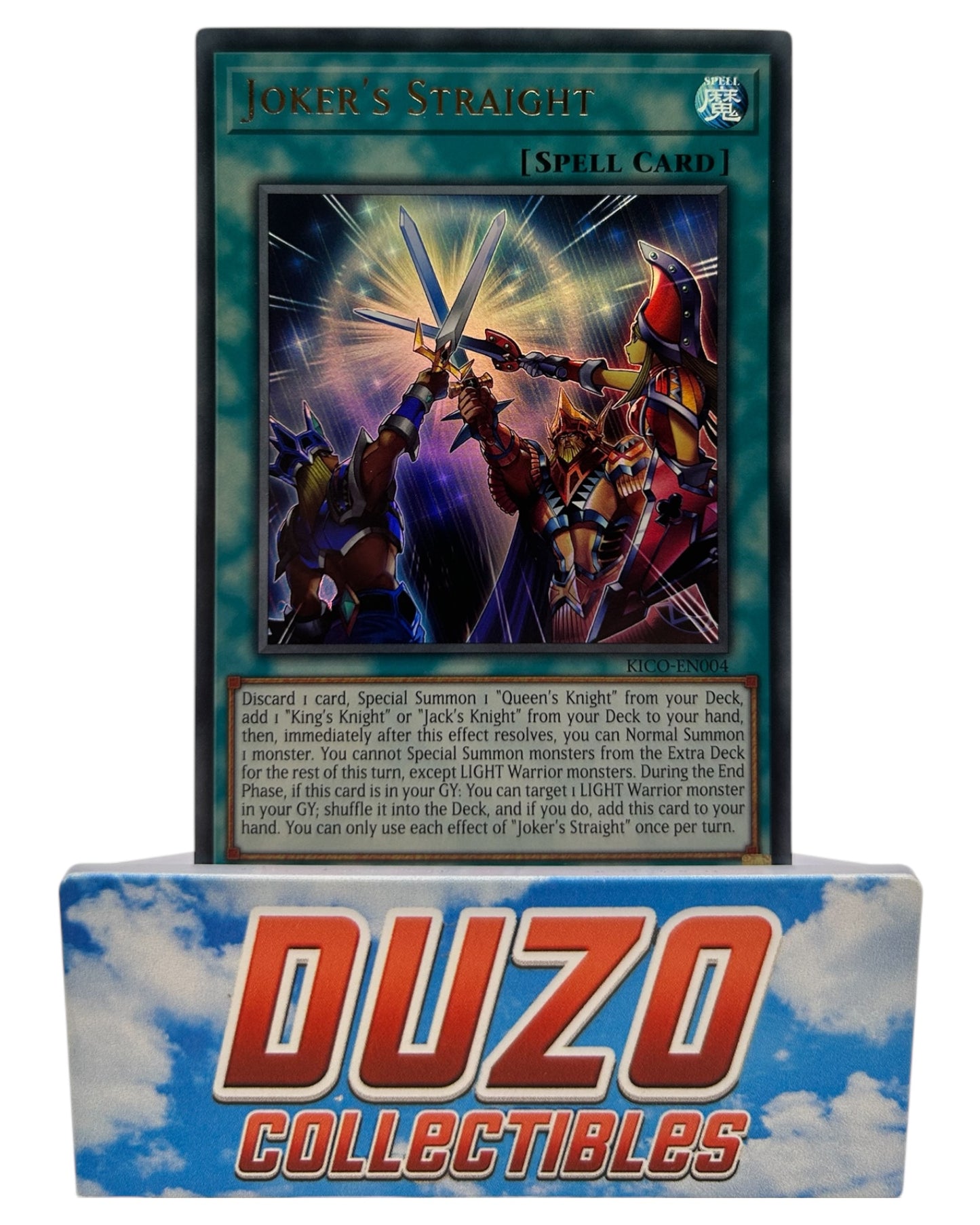 Joker's Straight Ultra Rare First Edition Spell Card  No.KICO-EN004 2020 Konami Yu-Gi-Oh