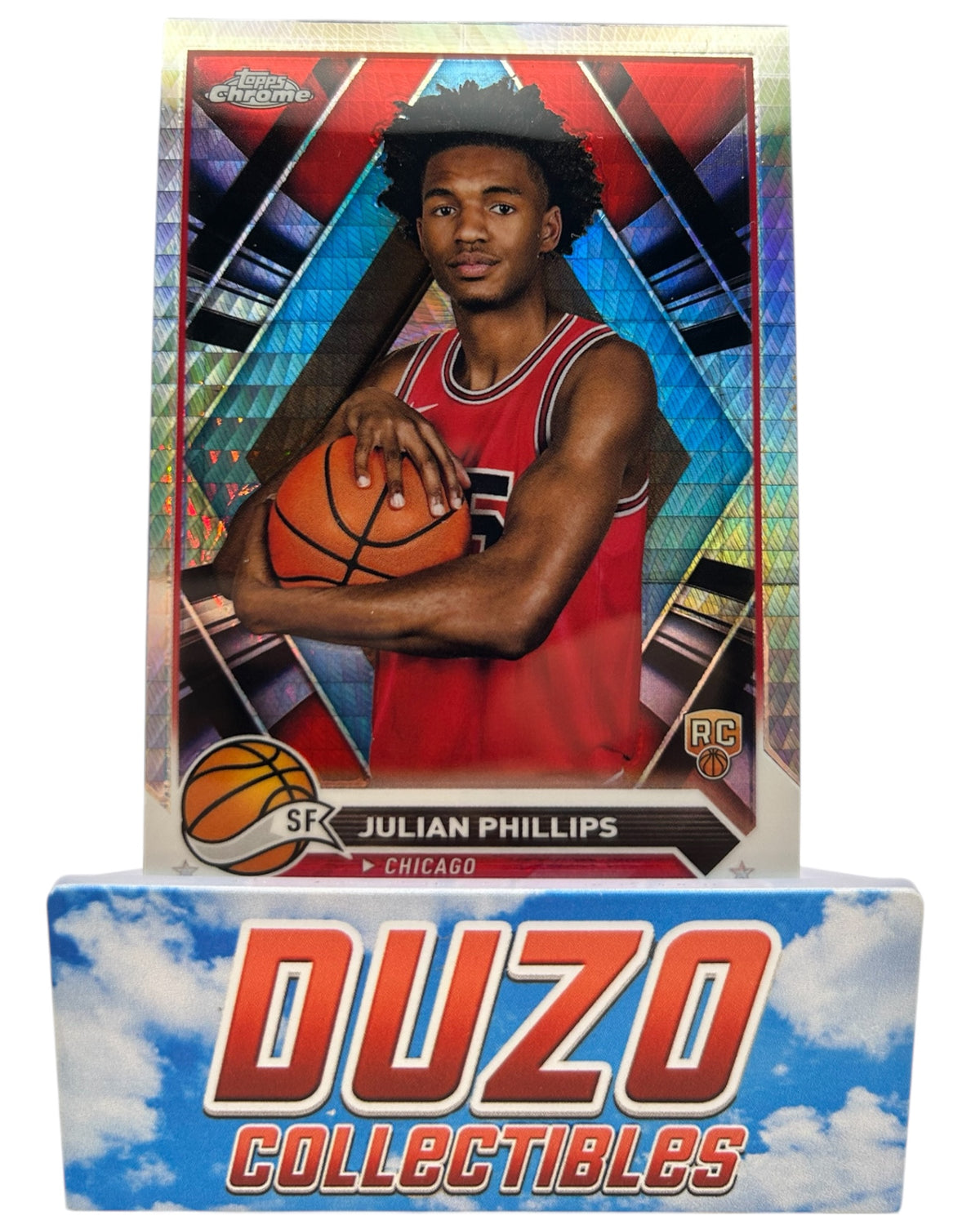 Julian Phillips Rookie Prism Topps Chrome 2024 No.39