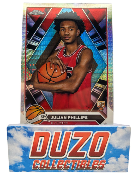 Julian Phillips Rookie Prism Topps Chrome 2024 No.39