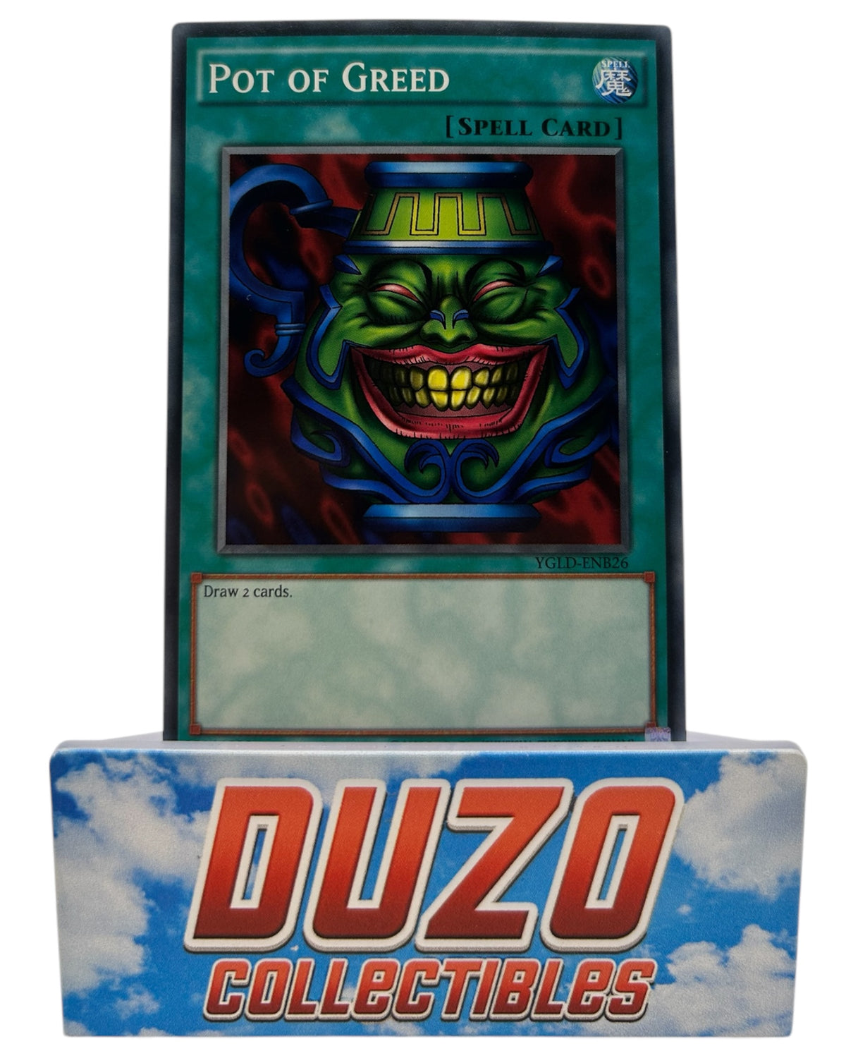 Pot of Greed Spell Card  No.YGLD-ENB26 2020 Konami Yu-Gi-Oh