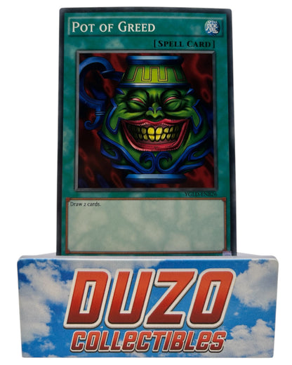 Pot of Greed Spell Card  No.YGLD-ENB26 2020 Konami Yu-Gi-Oh