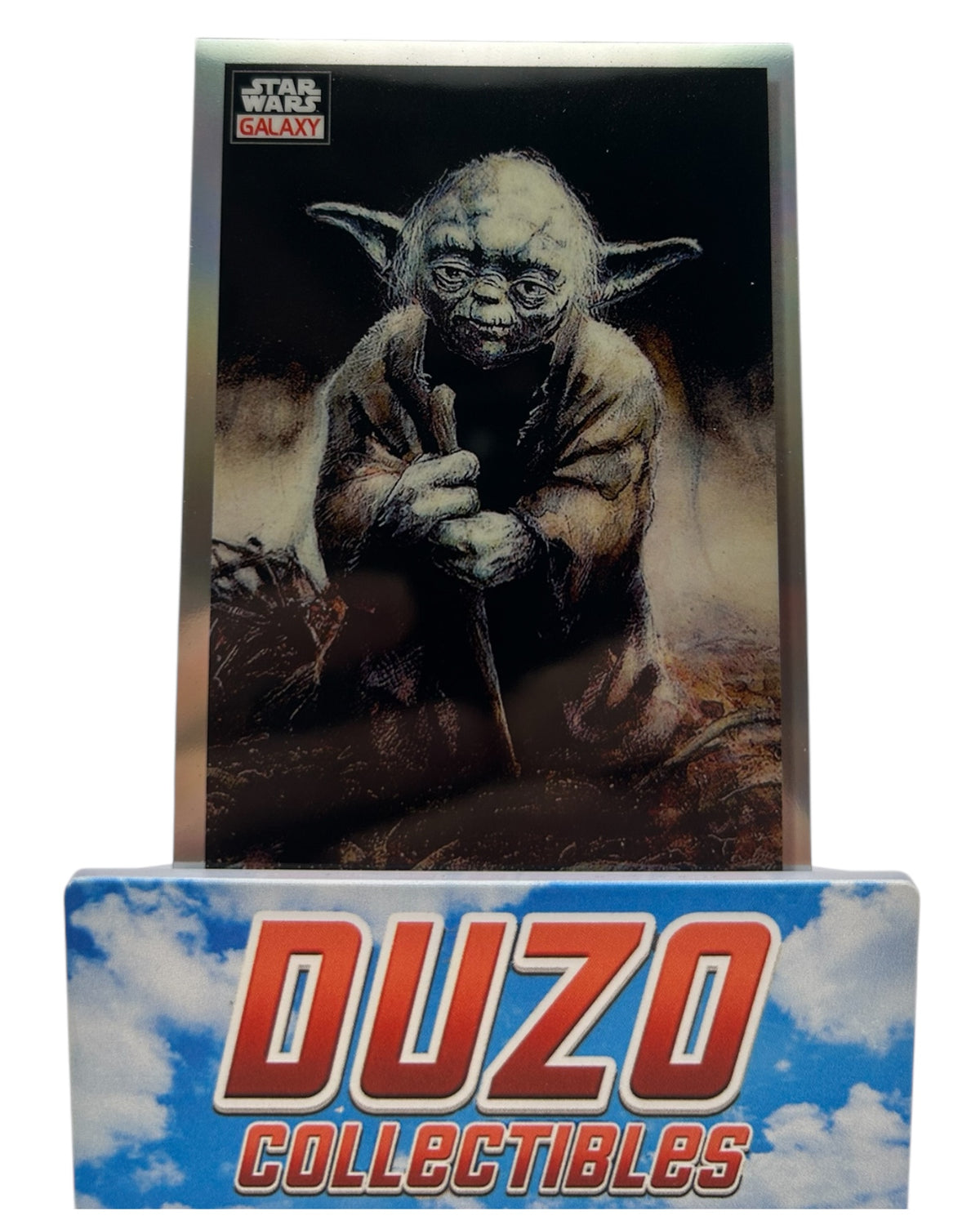Old Master Yoda Refractor No.41 2023 Topps Star Wars Galaxy