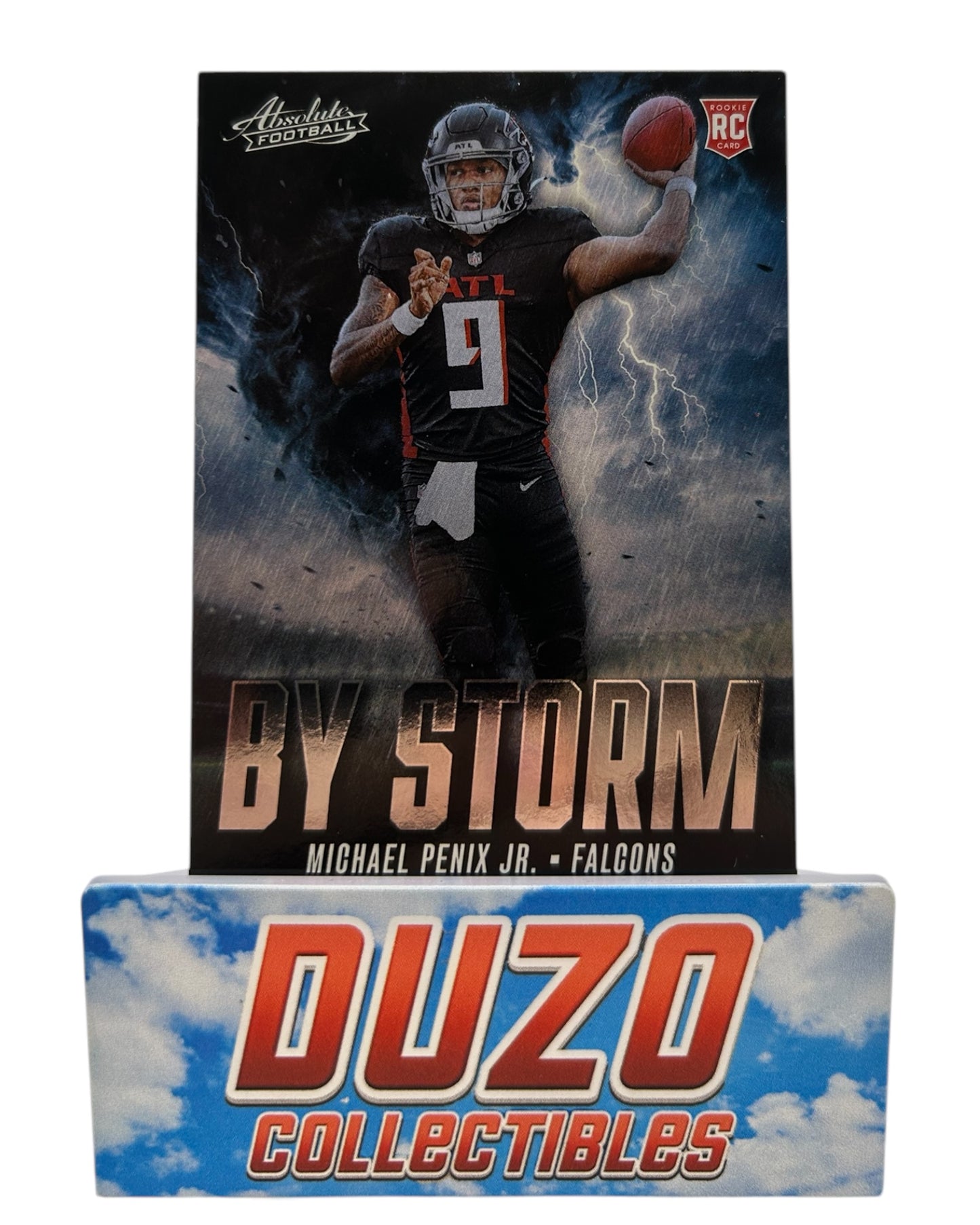 Michael Penix Jr. Rookie By Storm 2024 Panini Absolute No.BS-MPJ