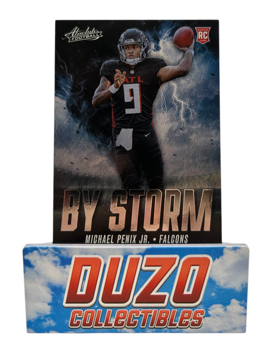 Michael Penix Jr. Rookie By Storm 2024 Panini Absolute No.BS-MPJ