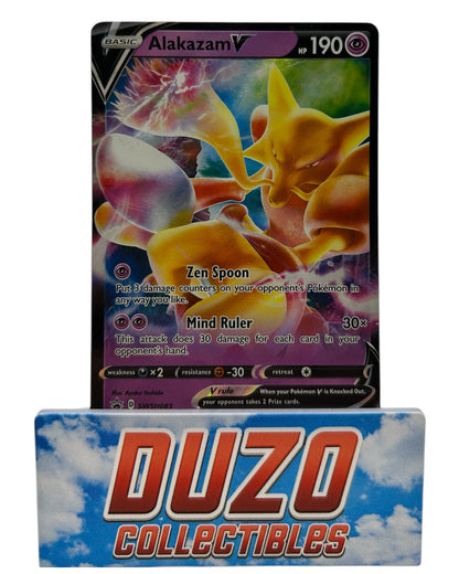 Alakazam V Black Star Promo SWSH083 Pokemon 2021 Sword and Shield