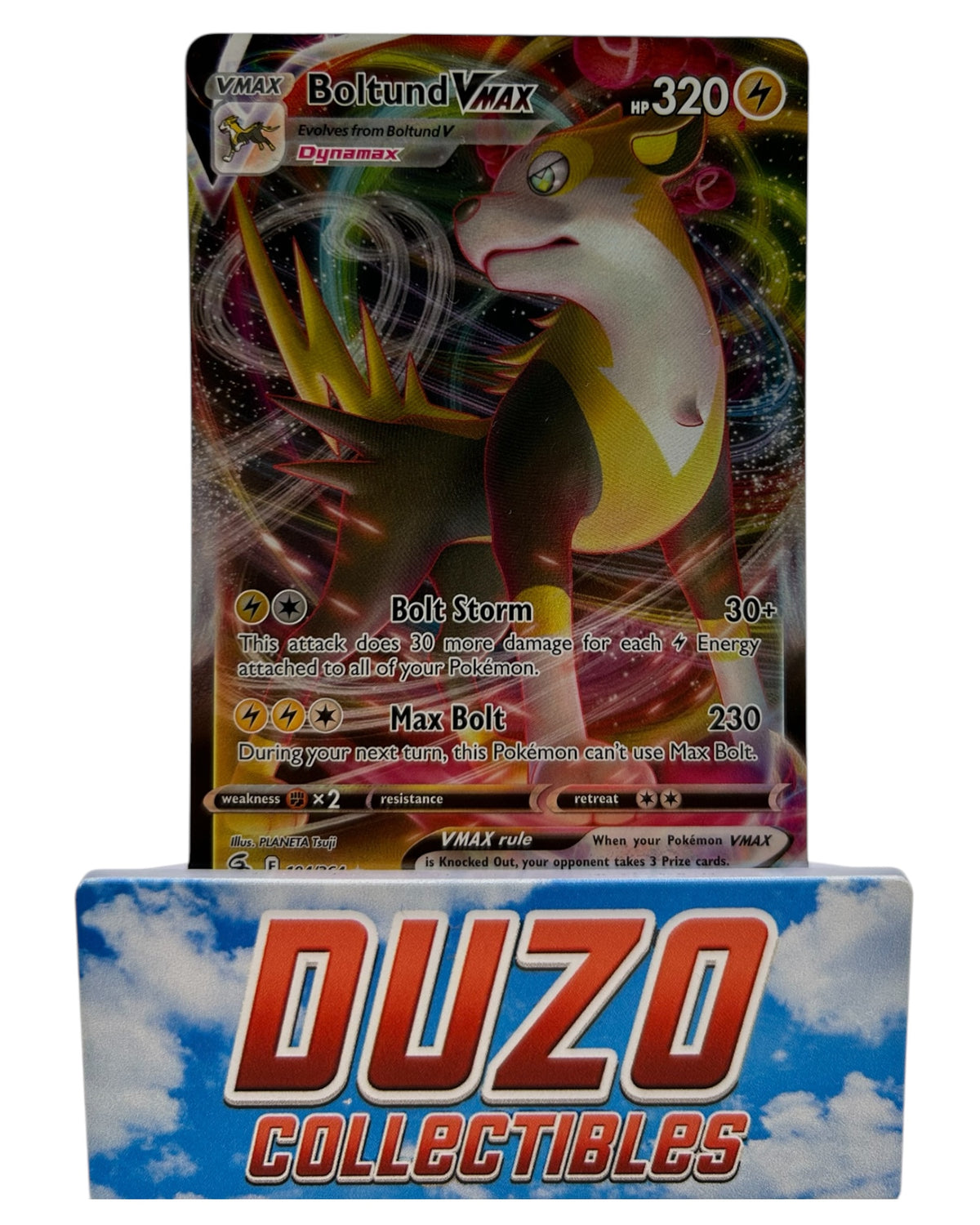 Boltund VMAX Ultra Rare 104/264 Pokemon 2021 Fusion Strike