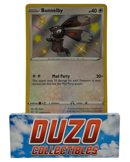 Bunnelby Shiny SV097/SV122 Pokemon Nintendo 2021 Shining Fates