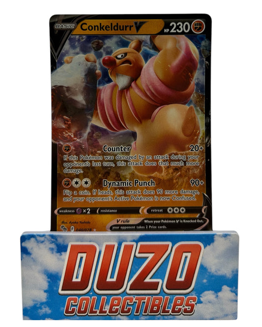 Conkeldurr V Fullart 040/078 Pokemon 2022 Pokemon Go