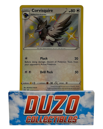 Corvisquire Shiny SV102/SV122 Pokemon Nintendo 2021 Shining Fates