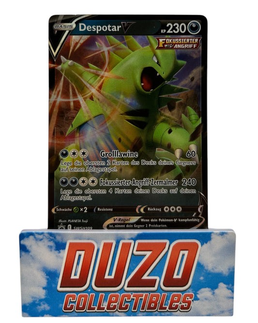 Despotar V Fullart Black Star Promo SWSH109 Pokemon 2021 Kampfstile
