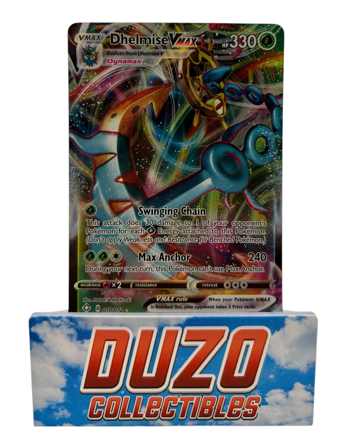 Dhelmise VMAX 010/072 Pokemon 2021 Shining Fates