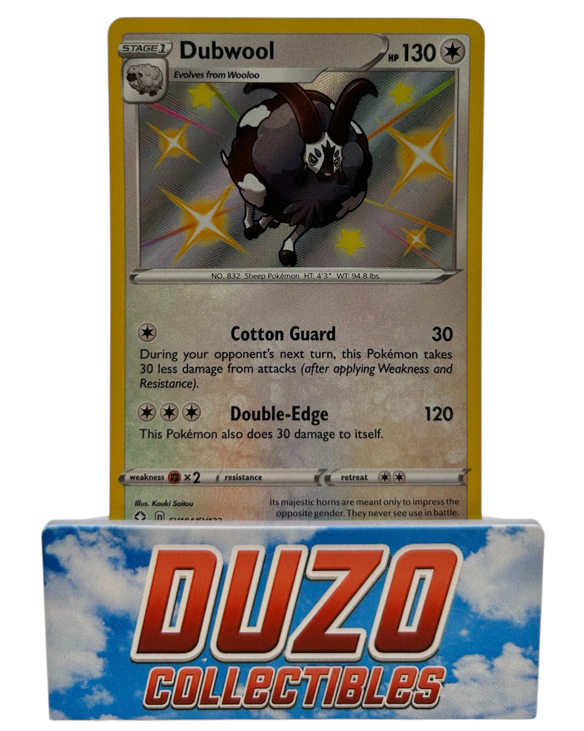 Dubwool Shiny SV104/SV122 Pokemon Nintendo 2021 Shining Fates